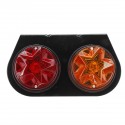 4V LED Indicator Stop Rear Tail Lights Iron Bracket For Boat/Cars/Trucks/Trailers