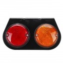 4V LED Indicator Stop Rear Tail Lights Iron Bracket For Boat/Cars/Trucks/Trailers