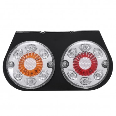 4V LED Indicator Stop Rear Tail Lights Iron Bracket For Boat/Cars/Trucks/Trailers