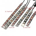 6pcs RGB LED Flexible Neon Strips Light For Motorcycle Auto ATV &Remote Controller