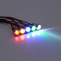 8mm LED Indicator Warning Light Metal Pilot Panel Dashboard Auto Car Boat Motorcycle