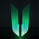 Car/Motorcycle LED Decoration Lights Emergency Signal Wings Lamp Projector Fog Warning