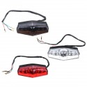 DC12V Red LED Universal Motorcycle ATV Dirt Bike Brake Stop Running Tail Light Without Bracket