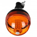 LED Rotating Flashing Amber Beacon Boat Truck Tractor Warning Light DC12-24V IP65