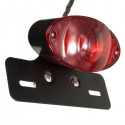 Motorcycle Cat Eye Rear Brake Tail Light With Bracket