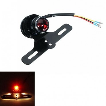 Motorcycle Tail Brake Lamp Red Light For Harley Bobber Chopper Cafe Racer