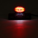 Universal Brake Stop Tail License Plate Tail Light LED 12V Motorcycle Smoke ATV Bike