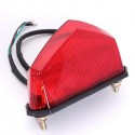 Universal LED Motorcycle Dirt Bike Plate Lamp Rear Tail Brake Light