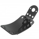 Vertical Side Mount Tail Light License Plate Bracket For Harley Chopper Black