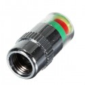 2pcs 36 PSI Tire Pressure Indicator Valve Cap LED Indicator Eye Alert