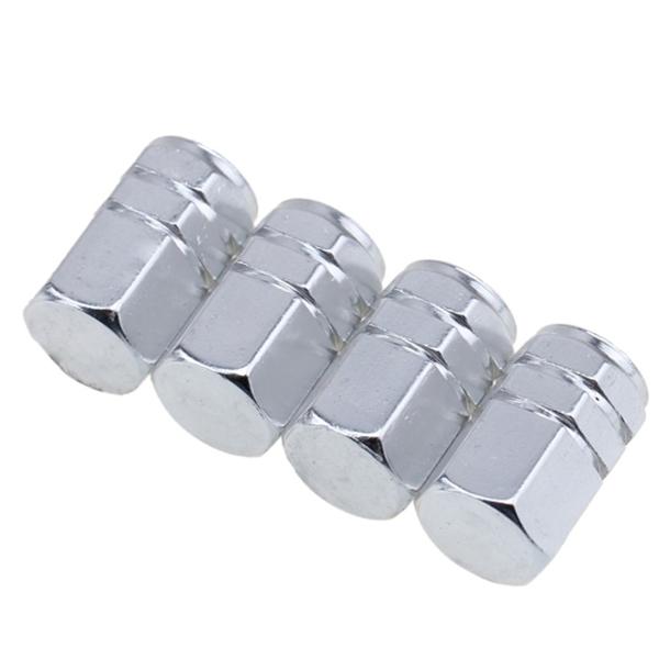 4pcs Car Tires Cap Aluminum Wheel Valves Tyre Stem