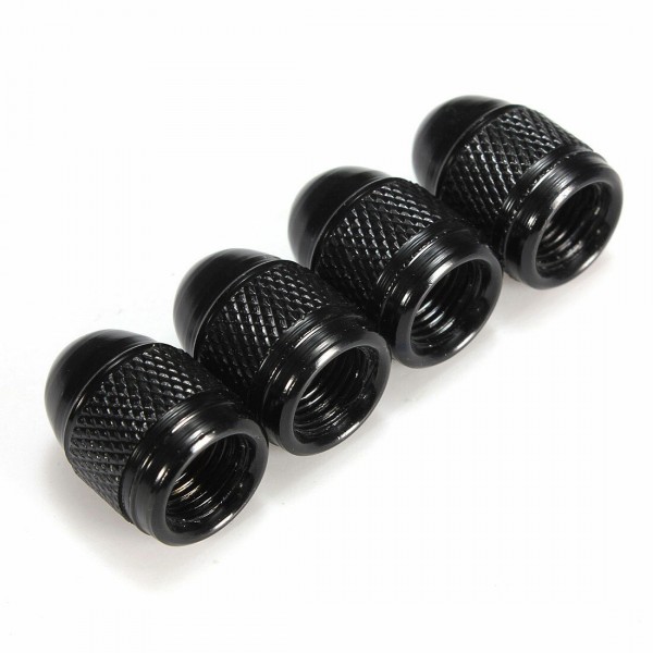 4x Aluminum Bullet Style Air Port Cover Tire Valve Wheel Stem Caps