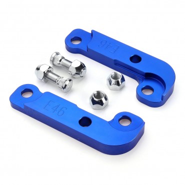 CNC Adapter Tire Increasing Turn Angle 25%-30% For BMW E46 M3 Tuning Drift Power Blue