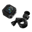 Waterproof LCD Motorcycle TPMS Tire Pressure Monitor System With 2 External Sensor