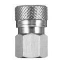 Paintball PCP 1/8 NPT Stainless Steel Female Connector Quick Disconnect Adapter