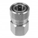 Paintball PCP 1/8 NPT Stainless Steel Female Connector Quick Disconnect Adapter