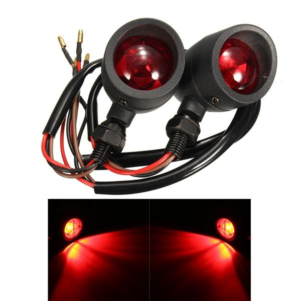 12V Universal Motorcycle Bullet Turn Signal Indicator Amber Light