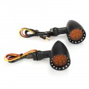 12V Universal Motorcycle Motorbike Yellow LED Bullet Turn Signal Indicator Light