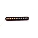 2X 12V 3000K 6W Flowing LED Mini Strips Motorcycle Car Signal Turn Lights