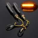 2pcs 9 LED 12V Motorcycle Turn Signal Indicator Lights Amber Lamp Universal