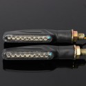 2pcs 9 LED 12V Motorcycle Turn Signal Indicator Lights Amber Lamp Universal