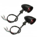 2pcs LED Turn Signals Indicator Tail Brake Red Lights Universal Motorcycle Bike