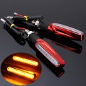 2pcs Motorcycle LED Turn Signal Indicator Blinkers Amber Lights