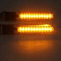 2pcs Motorcycle LED Turn Signal Indicator Blinkers Amber Lights