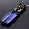 2pcs Motorcycle LED Turn Signal Indicator Blinkers Amber Lights