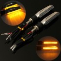 2pcs Motorcycle LED Turn Signal Indicator Blinkers Amber Lights