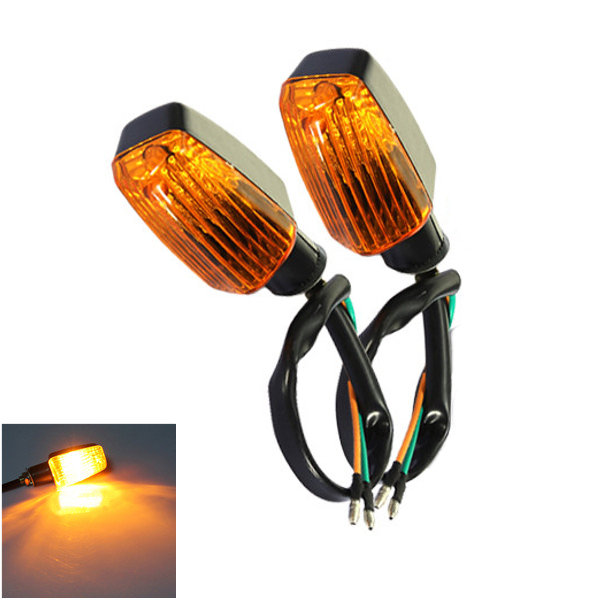 2pcs Motorcycle Plastic Turn Signals Indicators Turning Lights