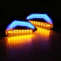 4Pcs 12V Motorcycle Blue LED Turn Signal Indicator Lights For Kawasaki/Yamaha/BMW/Honda/KTM