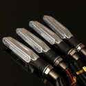 4pcs Motorcycle LED Turn Signal Indicator Amber Light