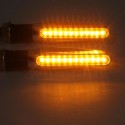 4pcs Motorcycle LED Turn Signal Indicator Amber Light