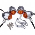 4x Bullet Turn Lights for Harley Davidson Softail Sportster