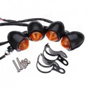 4x Bullet Turn Lights for Harley Davidson Softail Sportster