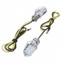 5 SMD LED Turn Signal Amber Mini Motorcycle Blinker Indicators Lights