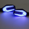 Motorcycle Turn Signal LED Lights Universal Daytime Running Warning Cafe Racer