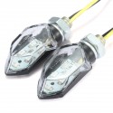 Pair 12V Motorcycle Bike 5 LED Turn Signal Indicator Turning Light Bulb