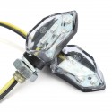 Pair 12V Motorcycle Bike 5 LED Turn Signal Indicator Turning Light Bulb