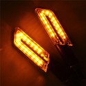 Pair Amber LED Turn Signal Motorcycle Light Lamp Indicator Light