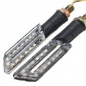 Pair Amber LED Turn Signal Motorcycle Light Lamp Indicator Light