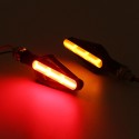 Universal Motorcycle 2 PCS Turn Signal Flowing Lights Waterproof LED Indicator