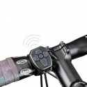 Wireless USB Rechargeable Remote Control Turn Signal Bicycle Tail Light 50 Lumen