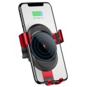 Wireless Charger Car Air Vent Phone Holder Gravity Auto Lock Mount for iPhone 8 X/Samsung