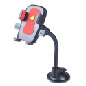 Car Phone Holder Button Lock Clip Long Arm Mount Stand Support