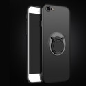Matte Silicone Magnet Bracket Car Ring Buckle Mobile Phone Shell Soft Shell Shatter-resistant Protector for iphone 7P 8P