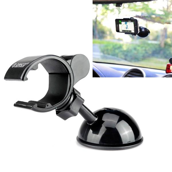 S4 Suction Cup Car VehiclE-mounted Mobile Phones Holder Support Wind Shield for 3.5 to 6.3