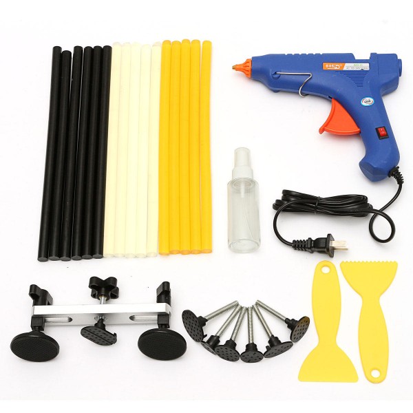 Car Paintless Dent Repair Removal PDR Tools Kit Auto Body Bridge Puller Glue Tab