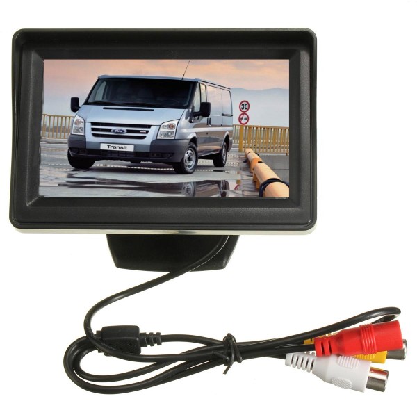 Car Monitor Rear View Reversing Camera Kit CCD 4.3 Inch for Transit Connect